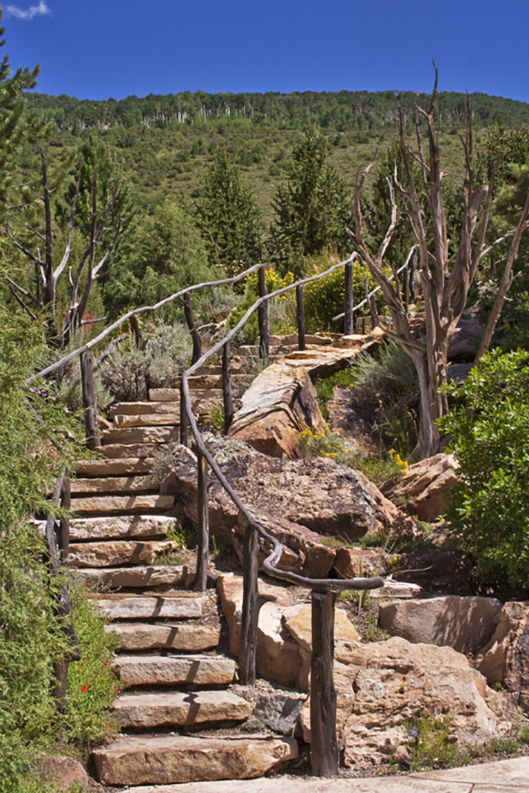 stone staircase, Betty Ford Alpine Garden, Vail 5