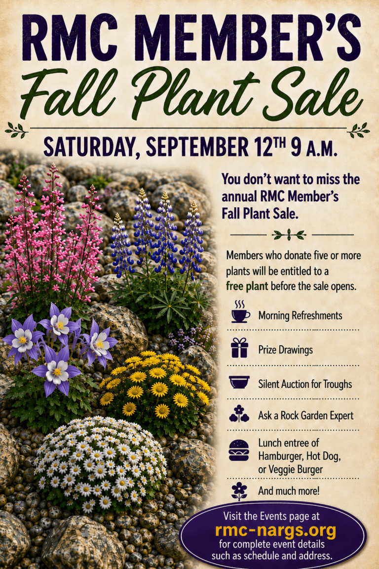 Fall Plant Sale Flyer